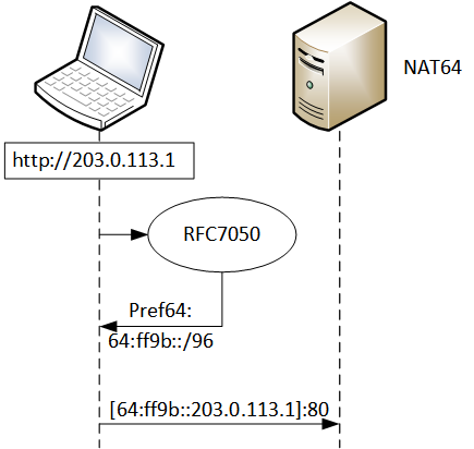 RFC7050 address literals